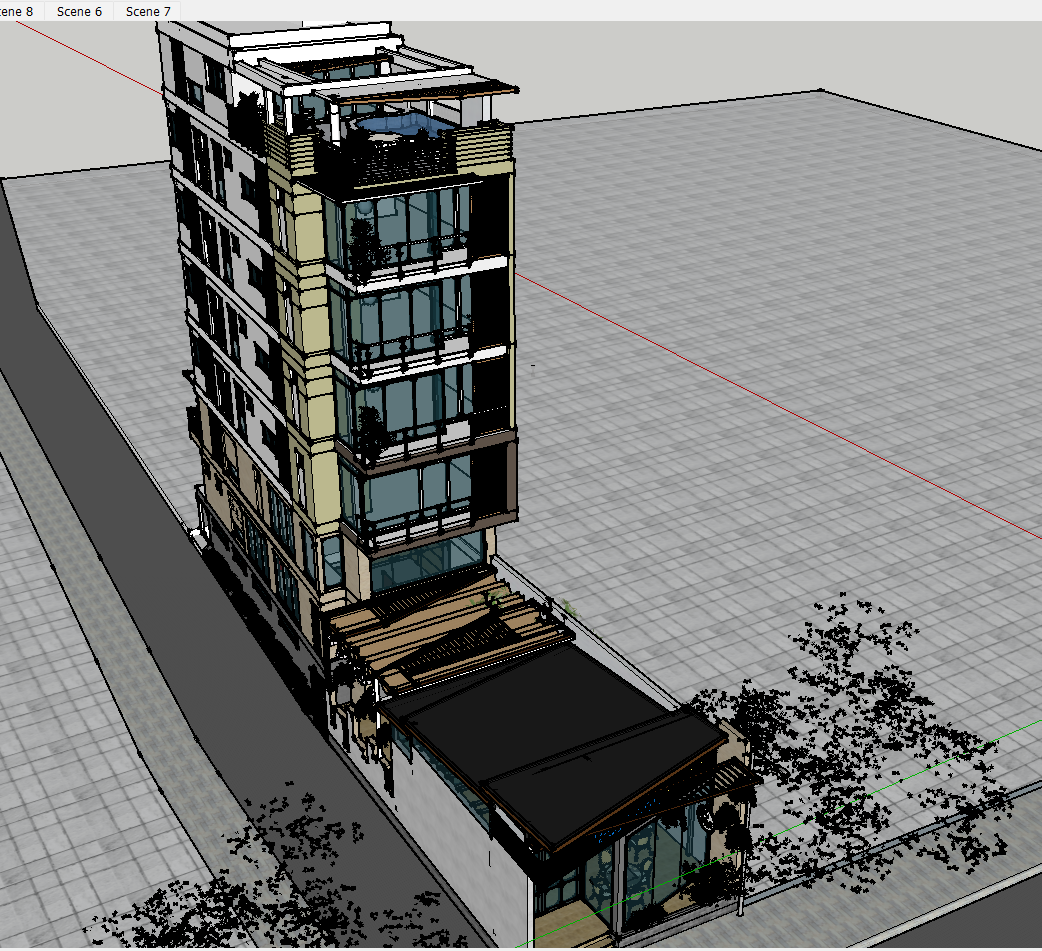 Full Hồ Sơ Nhà phố 6x16m